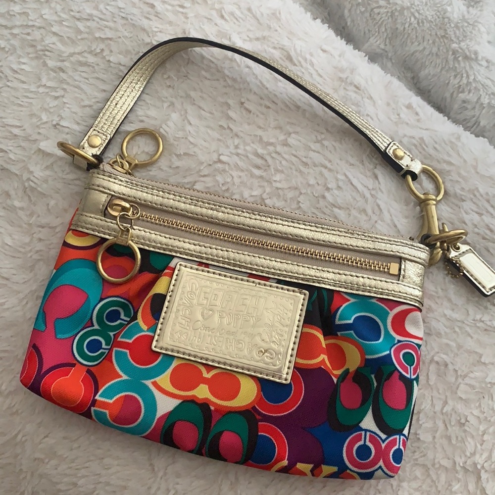 Coach poppy purse